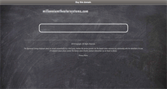 Desktop Screenshot of millenniumtheatersystems.com