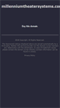 Mobile Screenshot of millenniumtheatersystems.com